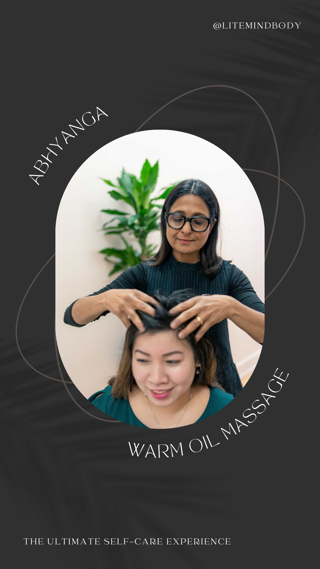 Abhyanga warm oil head and body Massage